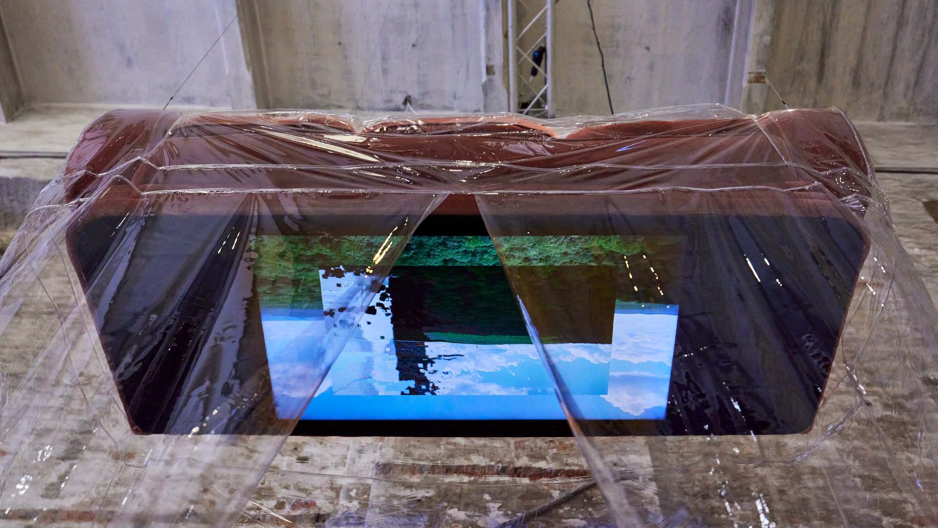 Sondra Perry, Lineage for a Phantom Zone, 2020-2022 at the Venice Biennale, installation view, photos by Luke Walker.