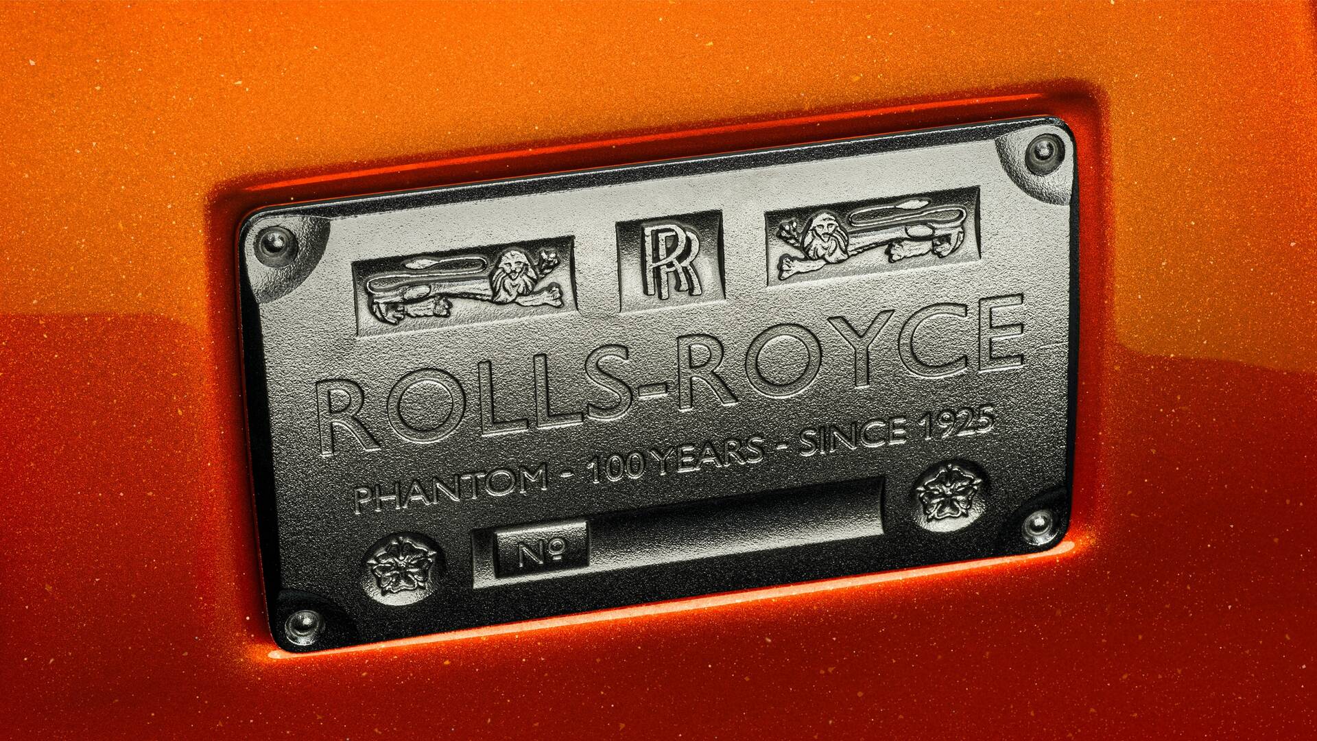 Rolls-Royce VIN plate