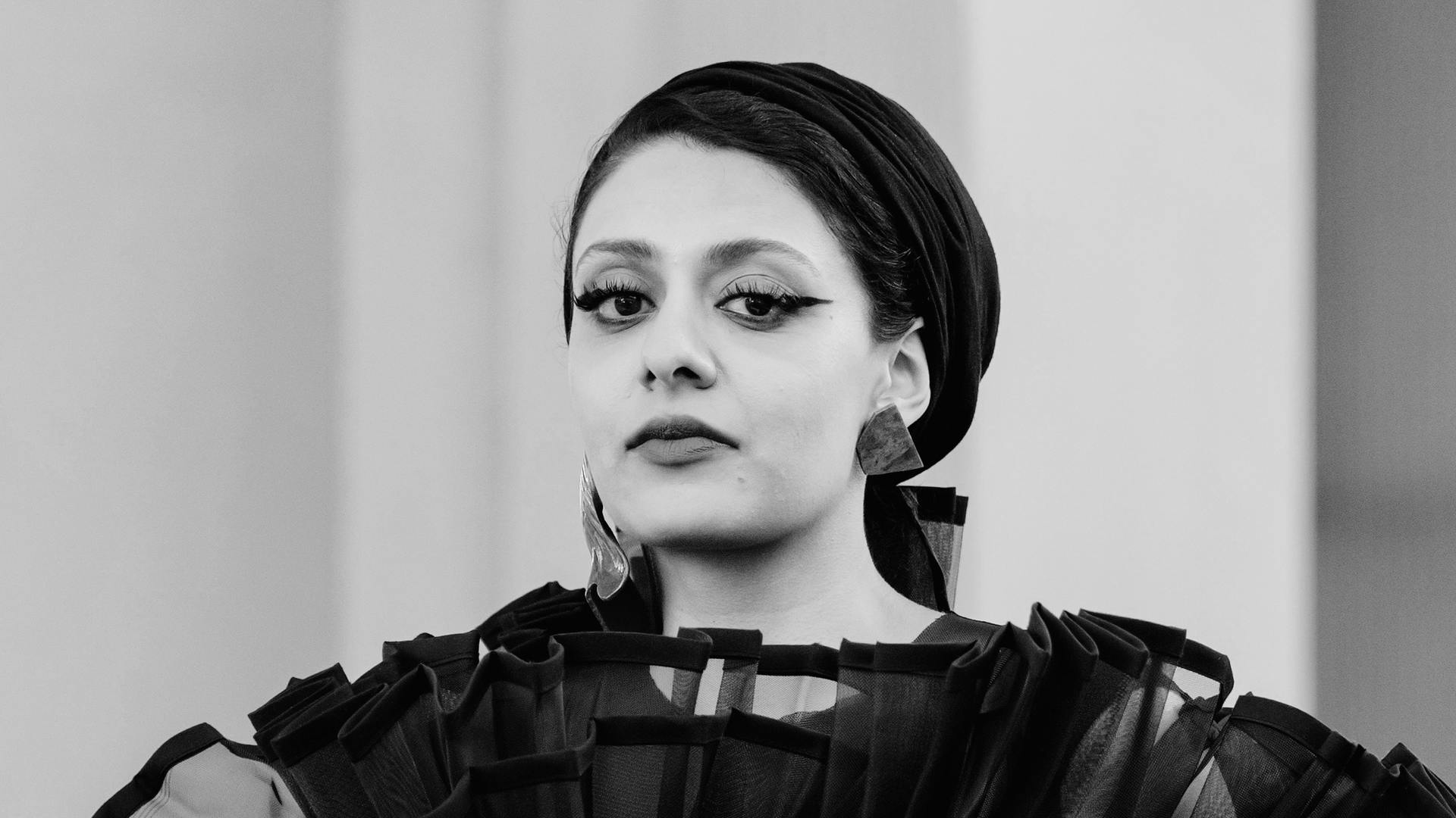 A profile shot of Sumayya Vally