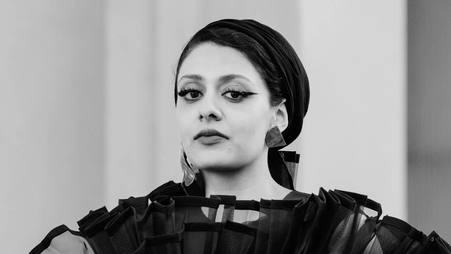 A profile shot of Sumayya Vally