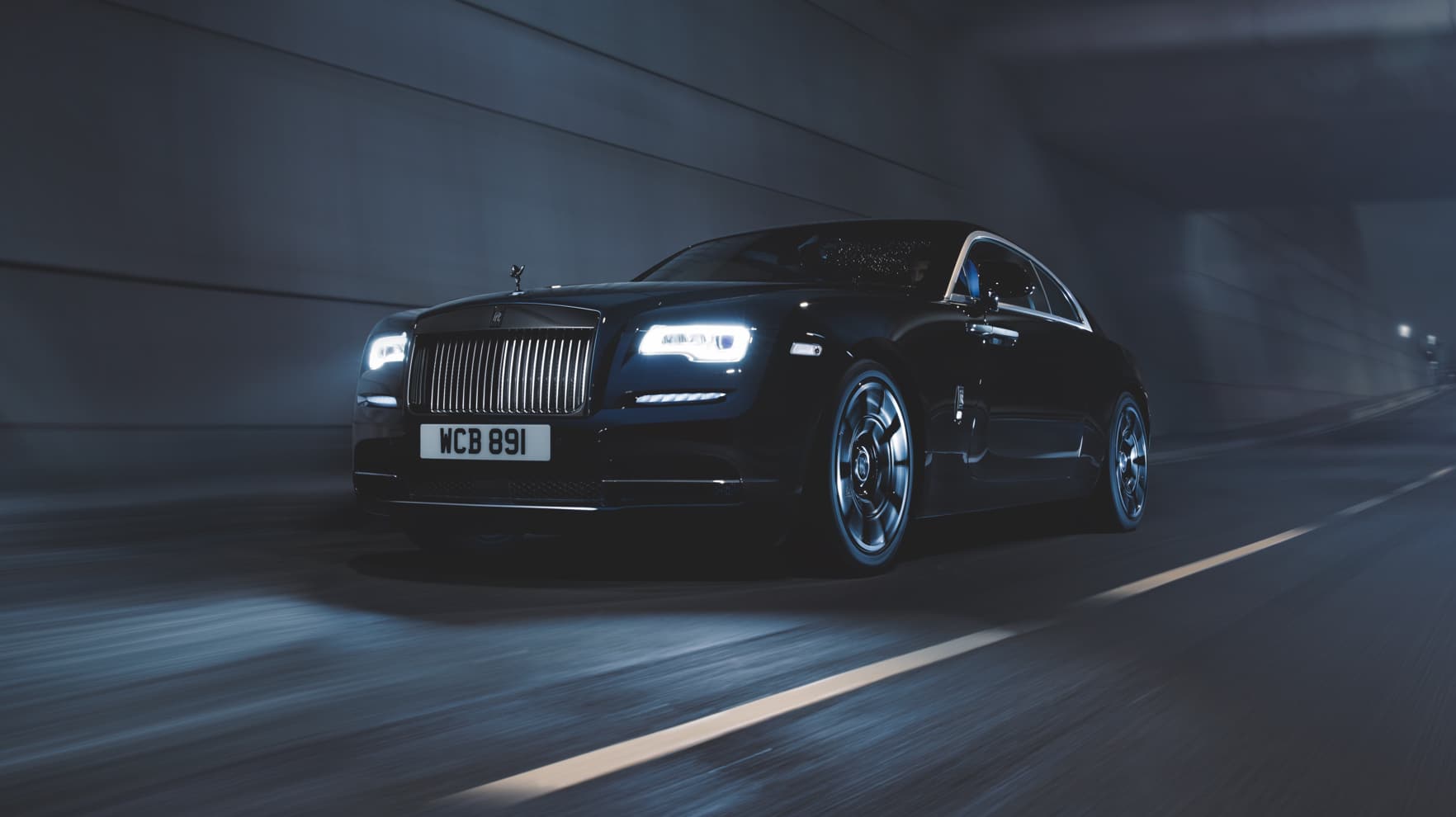 Чёрный rolls royce