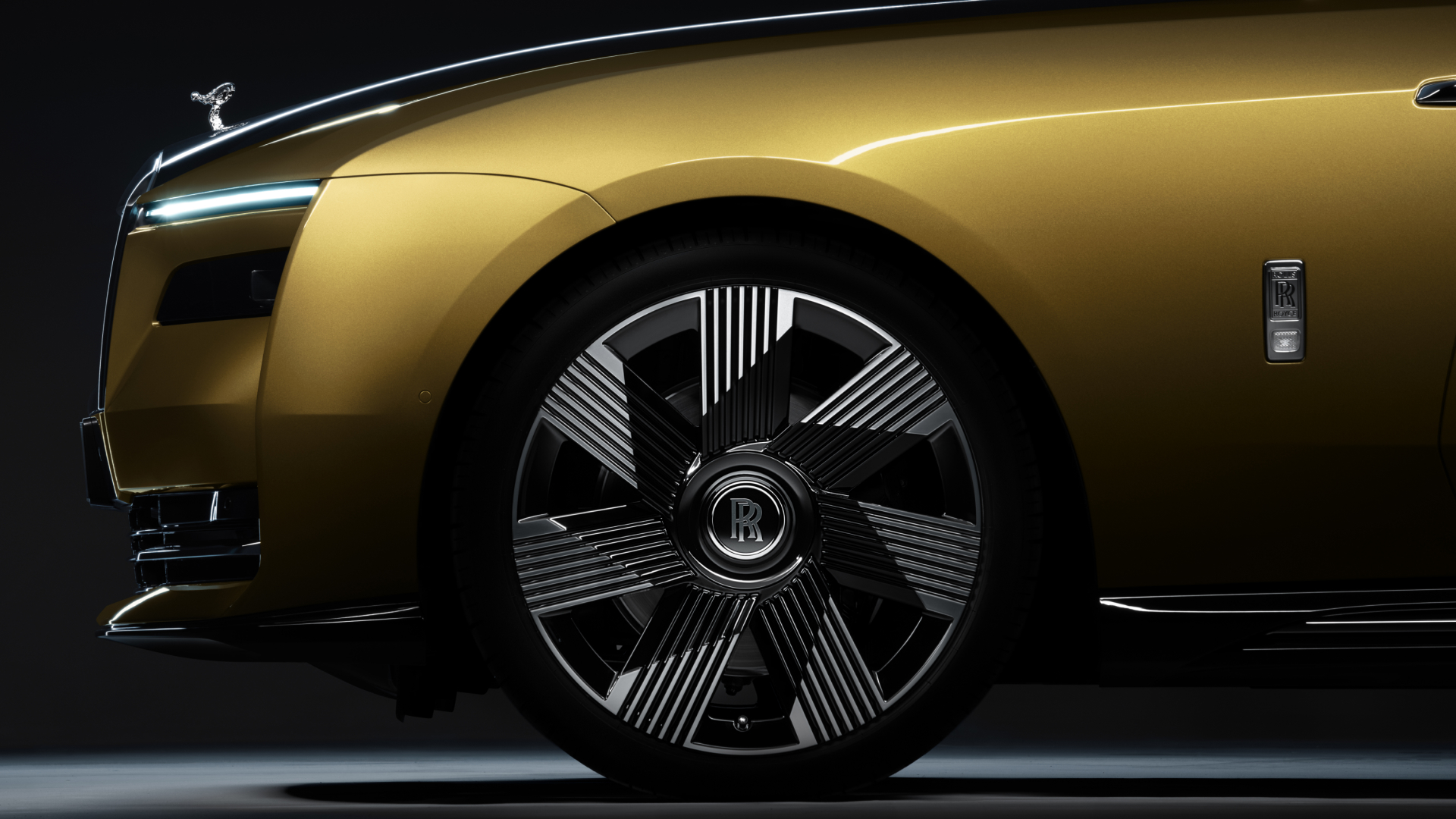 rolls royce spectre kaufen Detailed wheelbase design of Spectre