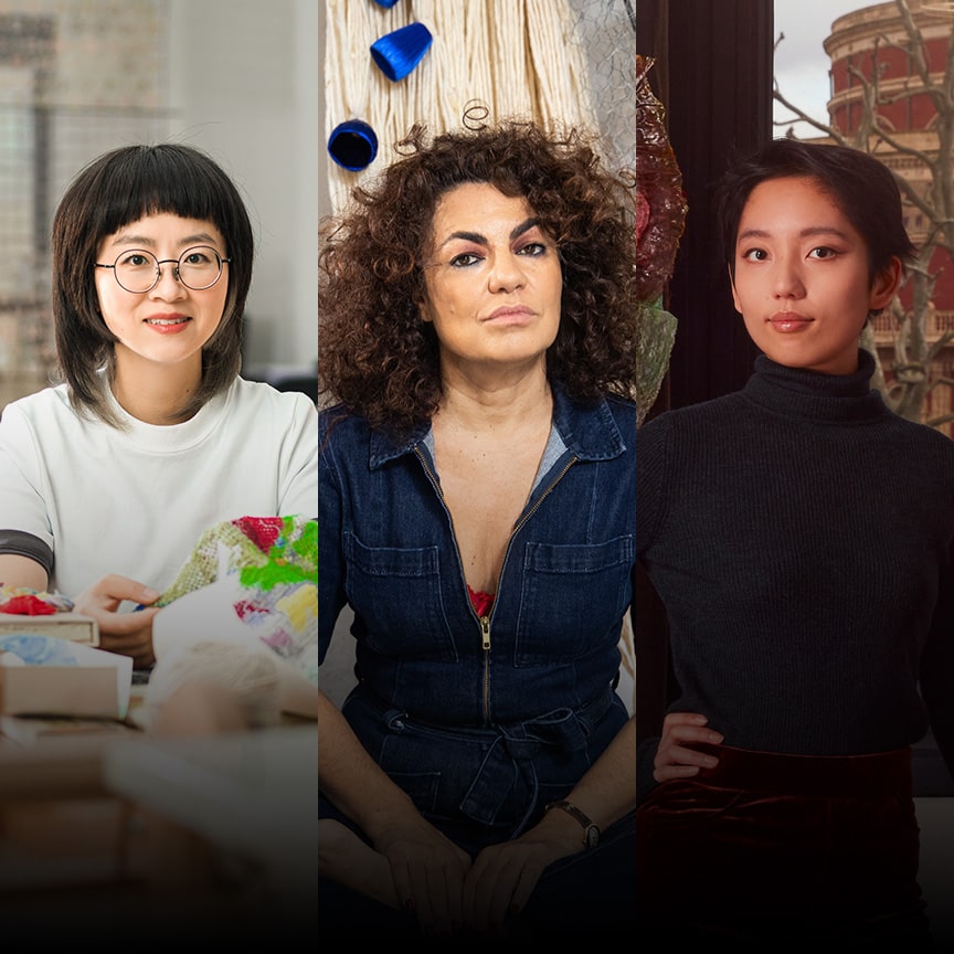 We are honoured to announce the three winners of the inaugural Spirit of Ecstasy Challenge. Bi Rongrong, Ghizlane Sahli and Scarlett Yang were selected by a jury of experts for their innovative approaches to textiles.